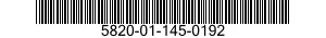 5820-01-145-0192 RADIO SET 5820011450192 011450192