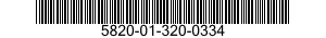 5820-01-320-0334  5820013200334 013200334