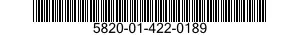 5820-01-422-0189 RECORDER,RADIO FREQUENCY 5820014220189 014220189