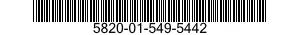 5820-01-549-5442 RECEIVER-TRANSMITTER,RADIO 5820015495442 015495442