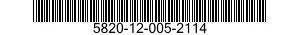5820-12-005-2114  5820120052114 120052114