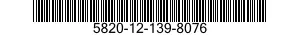 5820-12-139-8076  5820121398076 121398076