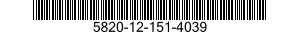 5820-12-151-4039 OESE 5820121514039 121514039