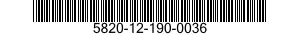 5820-12-190-0036 CIRCUIT CARD ASSEMBLY 5820121900036 121900036