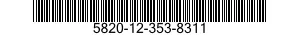 5820-12-353-8311 CAMERA,TELEVISION 5820123538311 123538311