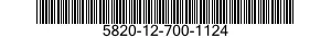 5820-12-700-1124 RECEIVER,RADIO 5820127001124 127001124