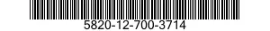5820-12-700-3714 RECEIVER-TRANSMITTER,RADIO 5820127003714 127003714