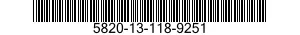 5820-13-118-9251 SUPPORT,RADIO RECEIVER 5820131189251 131189251