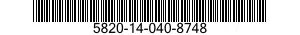 5820-14-040-8748 RECEIVER,TELEVISION 5820140408748 140408748