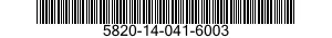 5820-14-041-6003  5820140416003 140416003