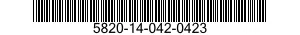 5820-14-042-0423  5820140420423 140420423