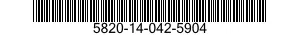 5820-14-042-5904  5820140425904 140425904