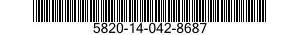 5820-14-042-8687  5820140428687 140428687