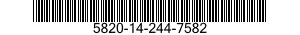 5820-14-244-7582  5820142447582 142447582