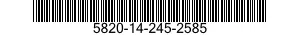 5820-14-245-2585  5820142452585 142452585