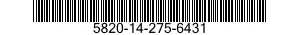 5820-14-275-6431  5820142756431 142756431