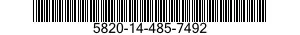 5820-14-485-7492 MONITOR,TELEVISION 5820144857492 144857492