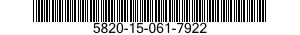 5820-15-061-7922 ELECTRONIC COMPONENTS ASSEMBLY 5820150617922 150617922