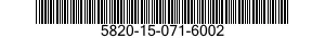 5820-15-071-6002 RADIO RICEVITORE 5820150716002 150716002