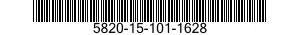 5820-15-101-1628 RECEIVER,RADIO 5820151011628 151011628