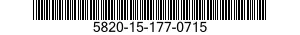 5820-15-177-0715 VIDEO CAMERA A COLO 5820151770715 151770715