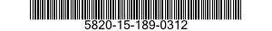 5820-15-189-0312 TELEVISION SET 5820151890312 151890312