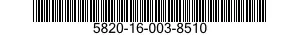 5820-16-003-8510 RECEIVER-TRANSMITTER,RADIO 5820160038510 160038510