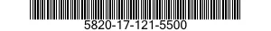 5820-17-121-5500 RECEIVER-TRANSMITTER,RADIO 5820171215500 171215500