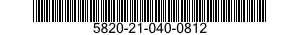 5820-21-040-0812  5820210400812 210400812
