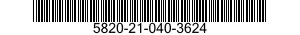 5820-21-040-3624 COIL,RADIO FREQUENCY 5820210403624 210403624