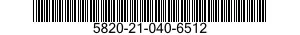 5820-21-040-6512  5820210406512 210406512