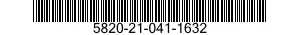 5820-21-041-1632  5820210411632 210411632