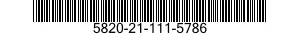 5820-21-111-5786  5820211115786 211115786