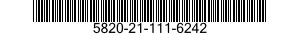 5820-21-111-6242  5820211116242 211116242