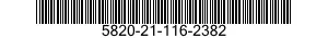 5820-21-116-2382  5820211162382 211162382
