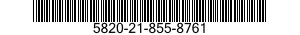 5820-21-855-8761  5820218558761 218558761