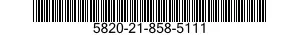 5820-21-858-5111  5820218585111 218585111