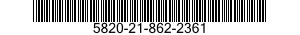 5820-21-862-2361  5820218622361 218622361