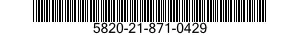 5820-21-871-0429 MODEM SUBASSEMBLY 5820218710429 218710429
