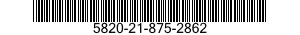 5820-21-875-2862  5820218752862 218752862