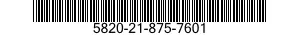 5820-21-875-7601 RADIO SET 5820218757601 218757601