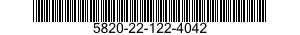 5820-22-122-4042  5820221224042 221224042