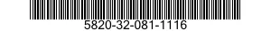5820-32-081-1116 REMOTE CONTROL RADIO DEVICE,HANDHELD 5820320811116 320811116