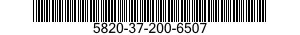 5820-37-200-6507  5820372006507 372006507