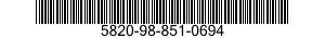 5820-98-851-0694  5820988510694 988510694