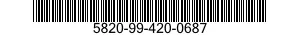 5820-99-420-0687  5820994200687 994200687