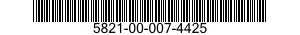 5821-00-007-4425  5821000074425 000074425