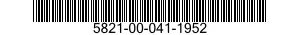 5821-00-041-1952  5821000411952 000411952