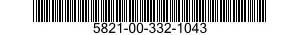 5821-00-332-1043  5821003321043 003321043