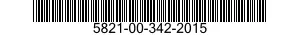 5821-00-342-2015  5821003422015 003422015